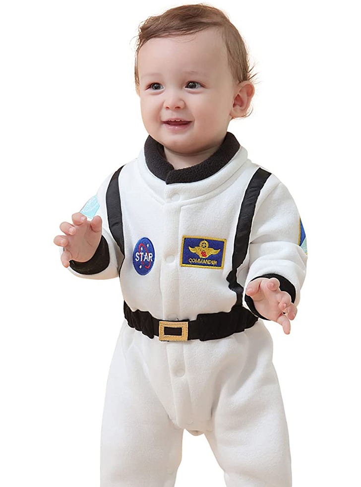 (해외) 유아 우주복 우주비행사 할로윈 코스튬 백색