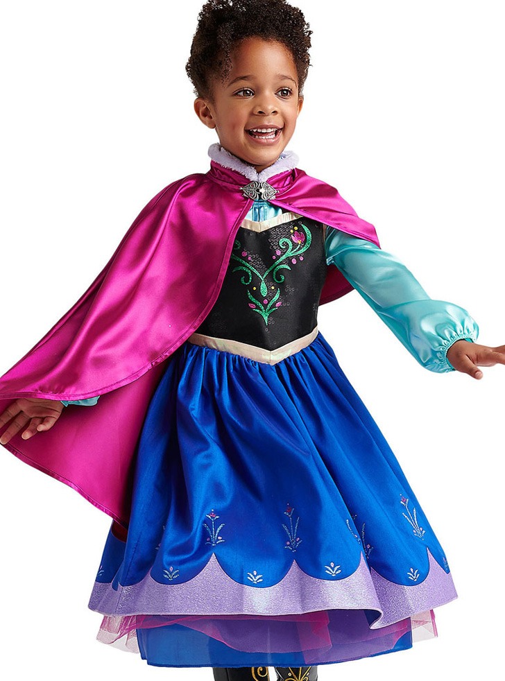 (해외) 디즈니 프린세스 겨울왕국 안나 코스튬 드레스 할로윈 의상