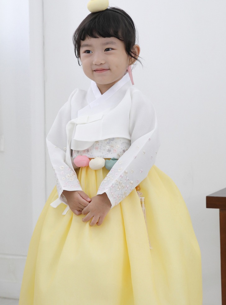 팬지 유아 여아 아동 한복 (9호) 초등학생 어린이 설날 추석