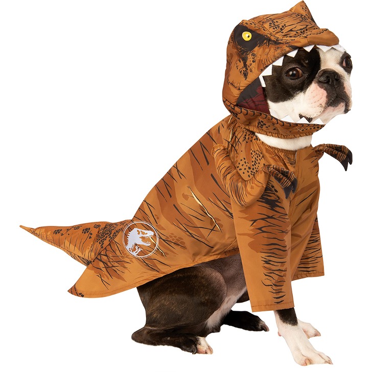 (해외) 쥬라기 월드 티렉스 티라노사우르스 렉스 공룡 강아지 애견 코스튬 패션 할로윈 코스프레 의상
