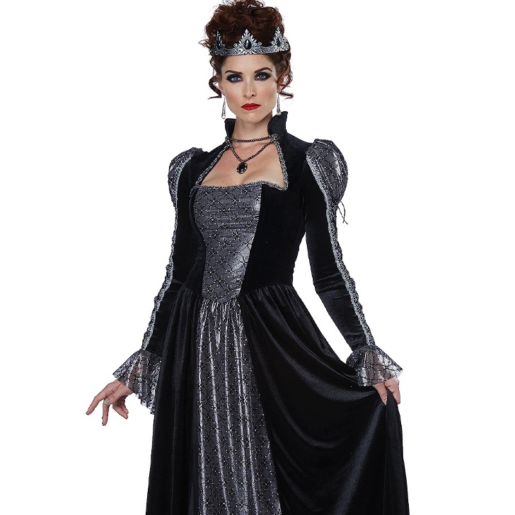 여자 어둠의 여왕 코스프레 할로윈 코스튬 드레스 의상